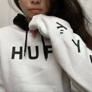 HUF Men's Hoodie with Japanese Writing